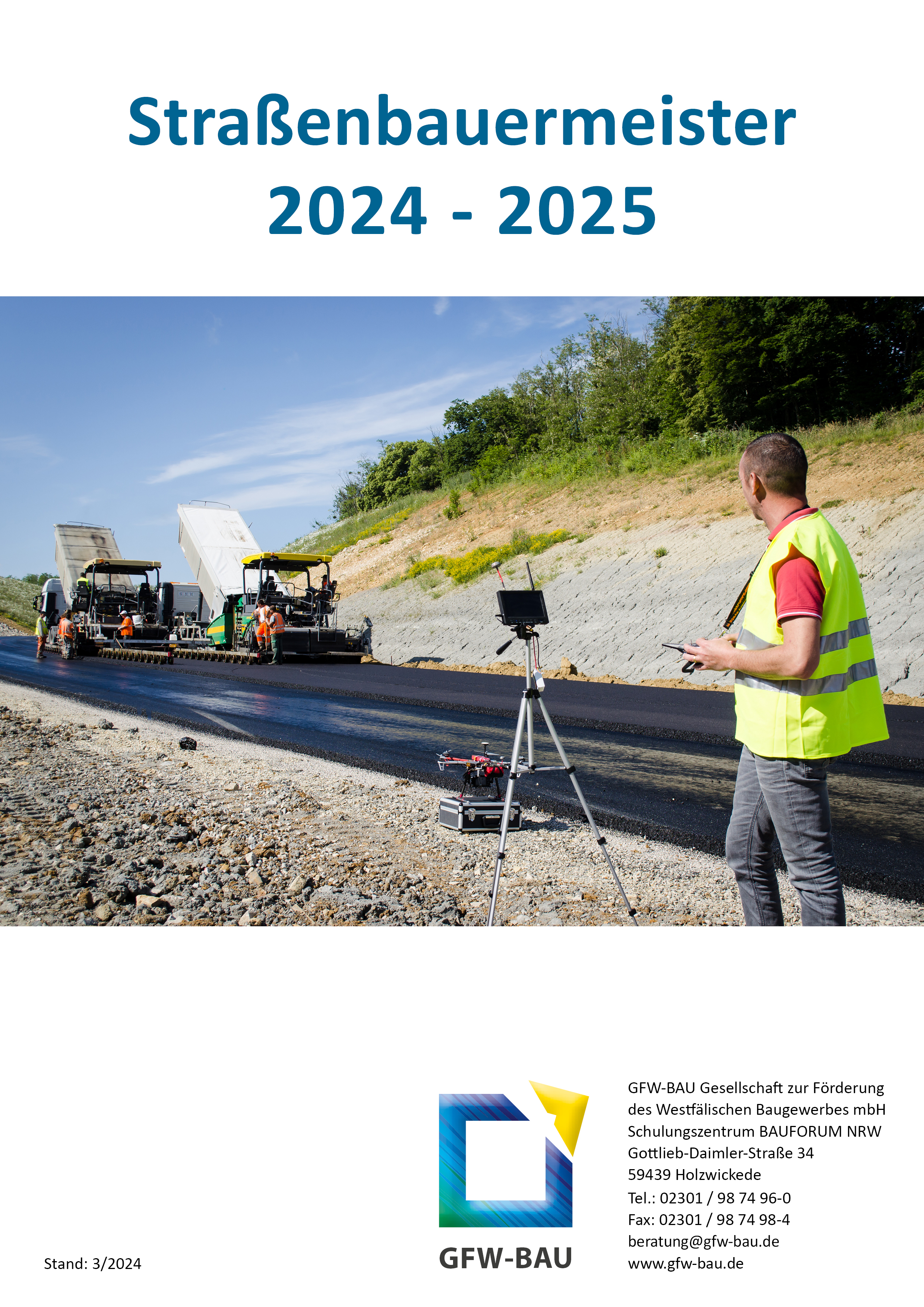 Info-Broschüre Straßenbauermeister